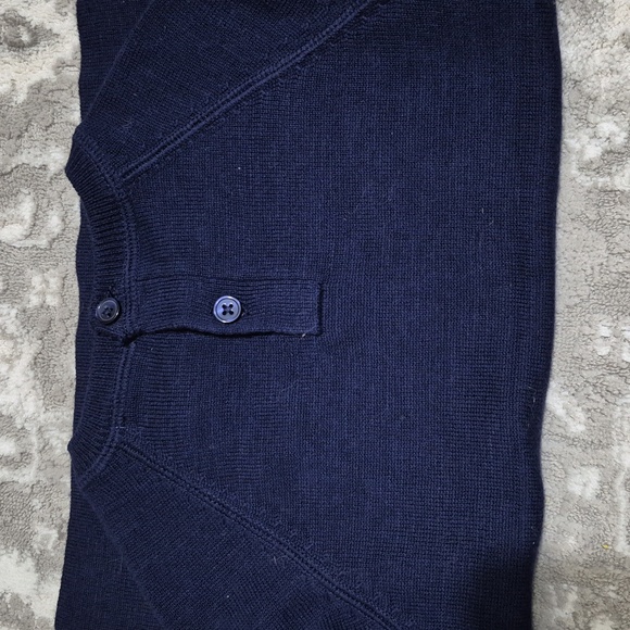 NWT Joe Fresh Boy's Navy Cotton Knit Sweater Size 18-24M - Picture 3 of 3
